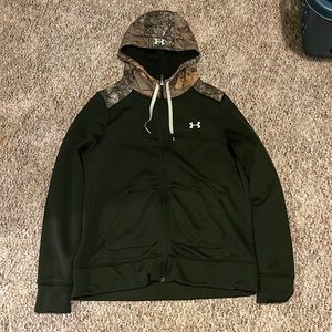 Under armor green camo jacket